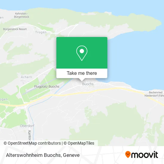 Alterswohnheim Buochs map