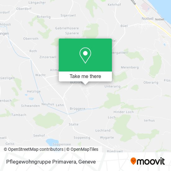 Pflegewohngruppe Primavera map