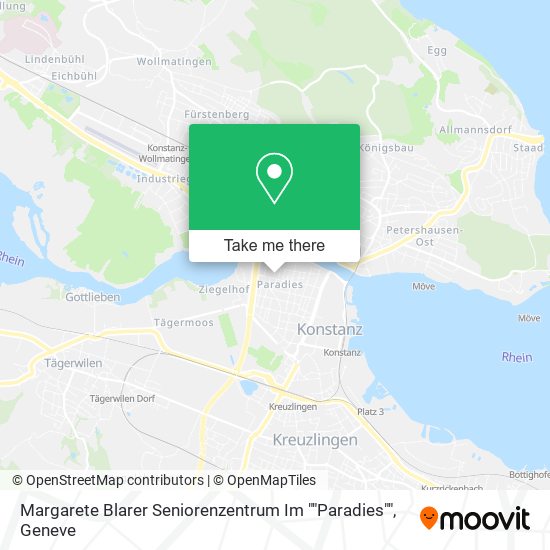 Margarete Blarer Seniorenzentrum Im ""Paradies"" plan