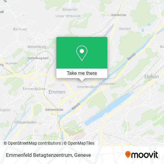 Emmenfeld Betagtenzentrum map