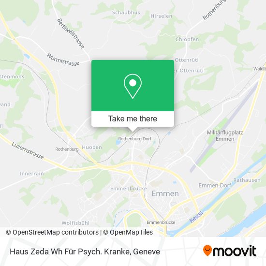 Haus Zeda Wh Für Psych. Kranke map