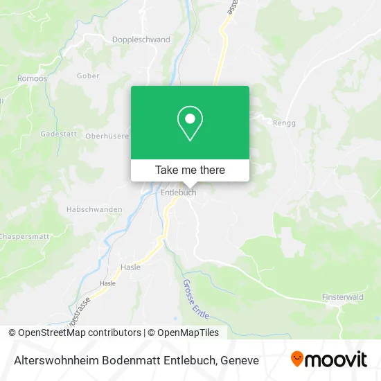 Alterswohnheim Bodenmatt Entlebuch map
