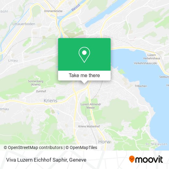 Viva Luzern Eichhof Saphir map