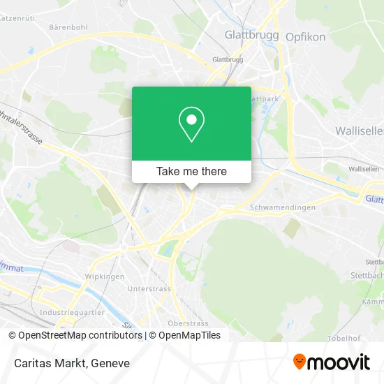 Caritas Markt map