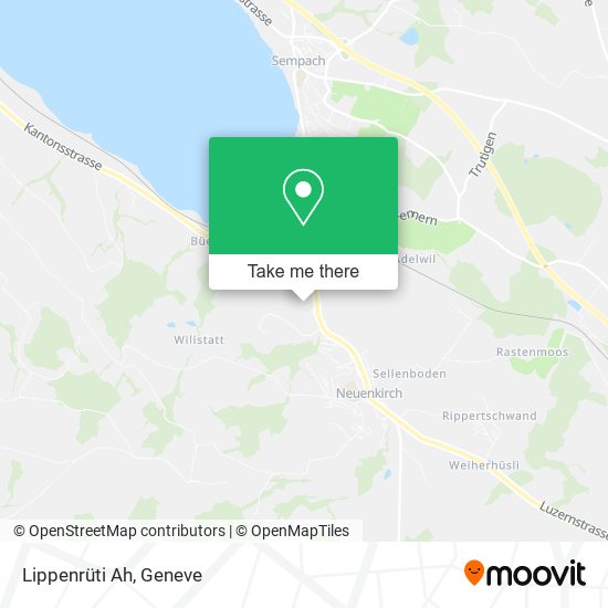 Lippenrüti Ah map