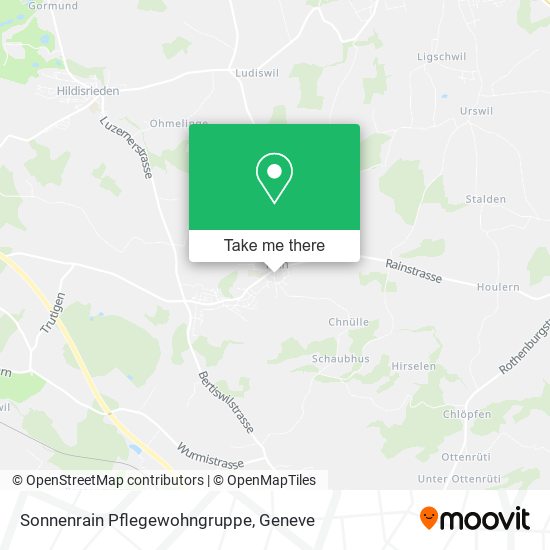 Sonnenrain Pflegewohngruppe map
