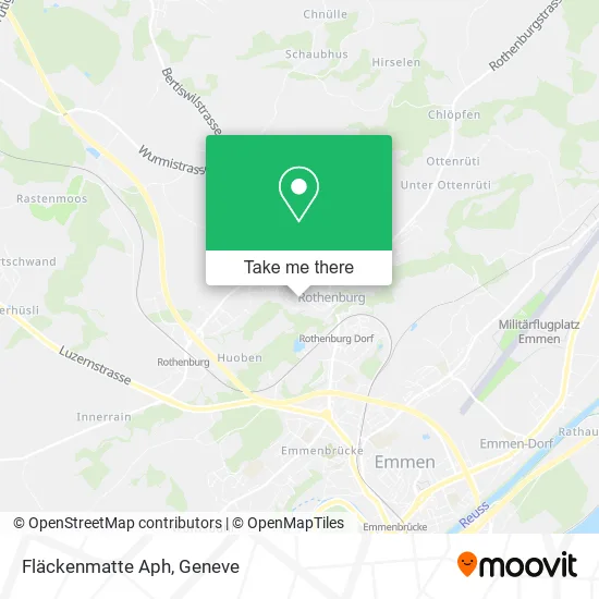 Fläckenmatte Aph map