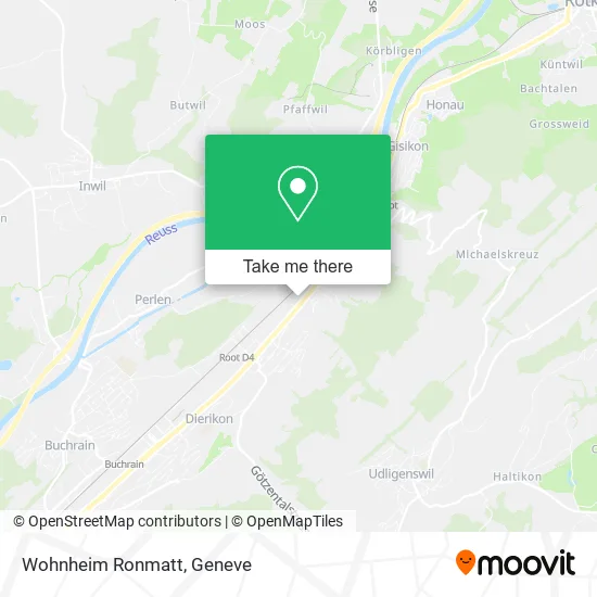 Wohnheim Ronmatt map