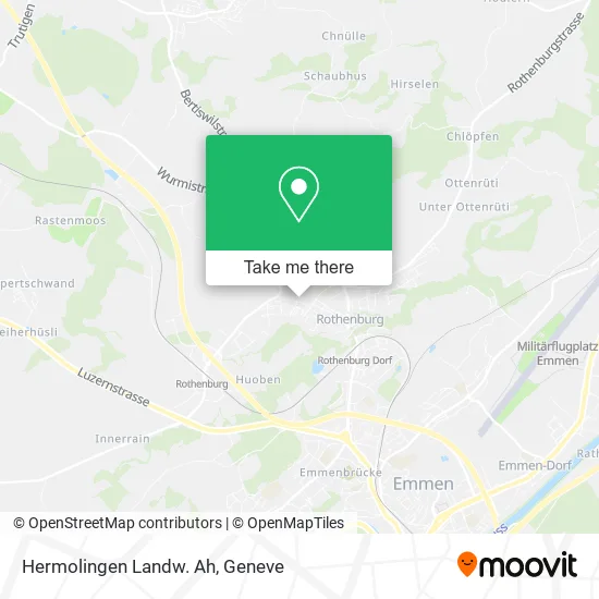 Hermolingen Landw. Ah map