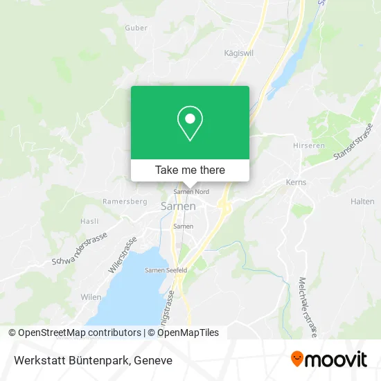 Werkstatt Büntenpark map