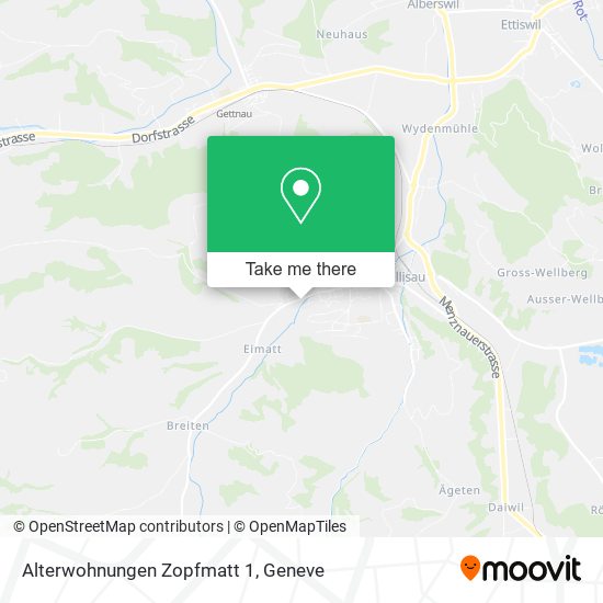Alterwohnungen Zopfmatt 1 map