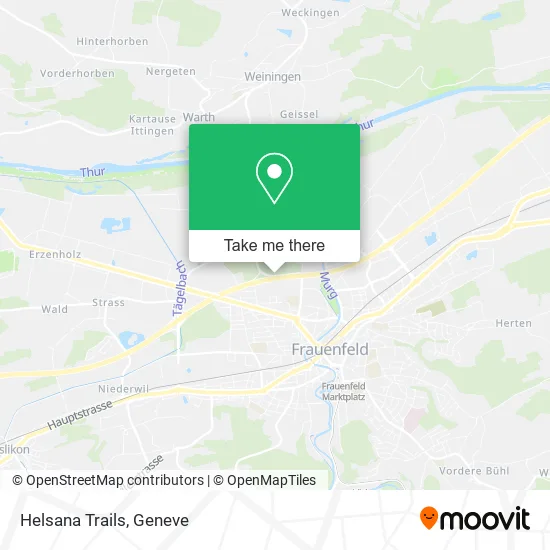 Helsana Trails map