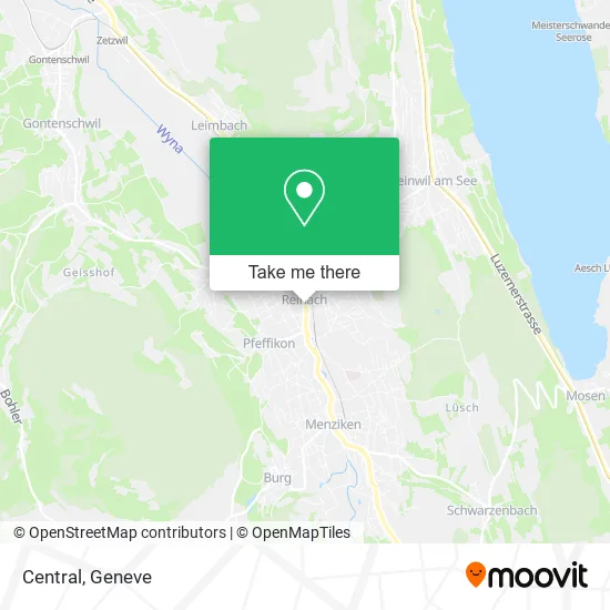 Central map