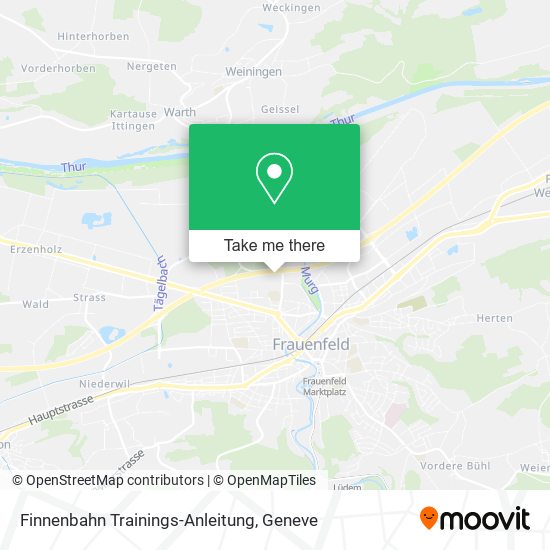 Finnenbahn Trainings-Anleitung map