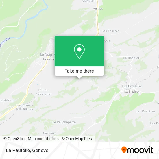 La Pautelle map