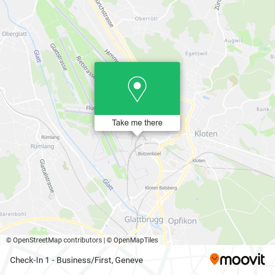 Check-In 1 - Business/First map