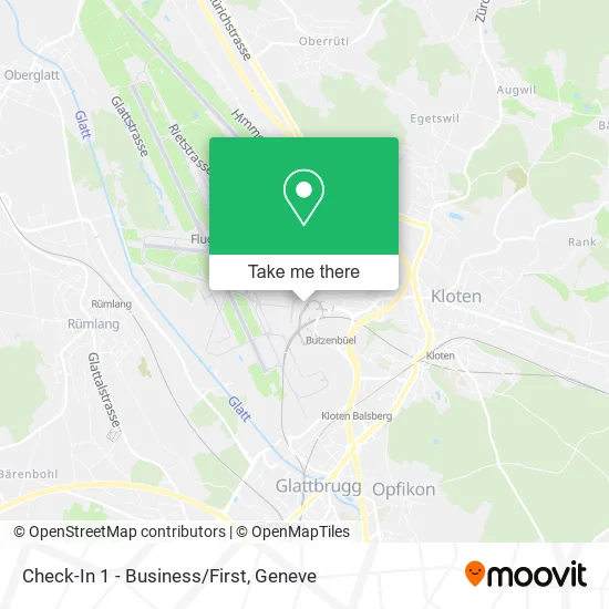 Check-In 1 - Business/First map