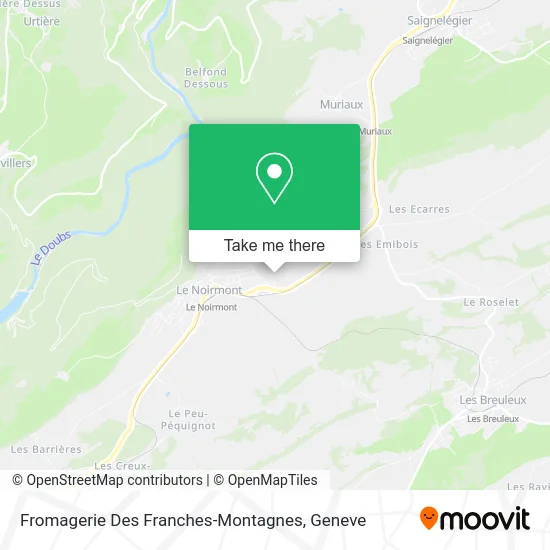 Fromagerie Des Franches-Montagnes map