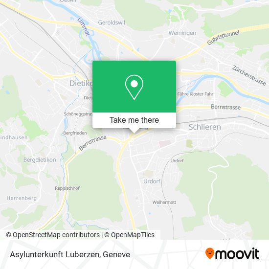 Asylunterkunft Luberzen map