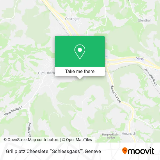 Grillplatz Cheeslete ""Schiessgass"" map