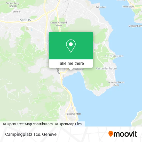 Campingplatz Tcs map