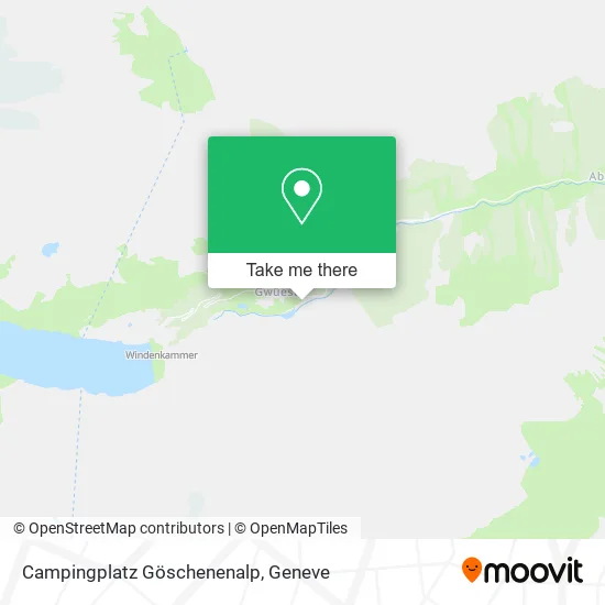 Campingplatz Göschenenalp map