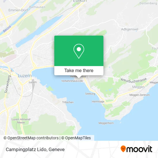 Campingplatz Lido map