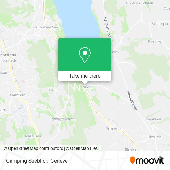 Camping Seeblick map