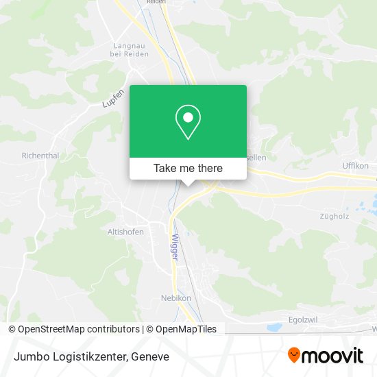 Jumbo Logistikzenter map