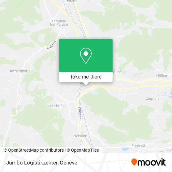 Jumbo Logistikzenter map