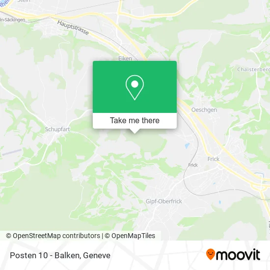 Posten 10 - Balken map