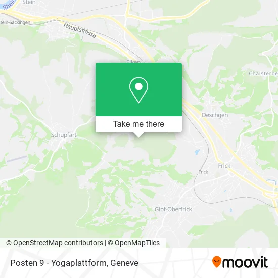 Posten 9 - Yogaplattform map