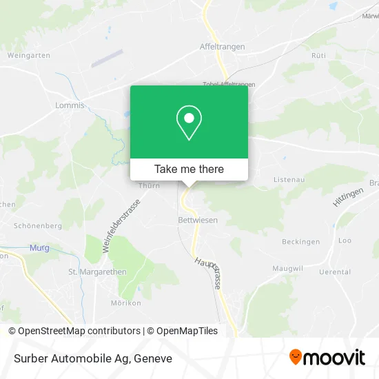 Surber Automobile Ag map