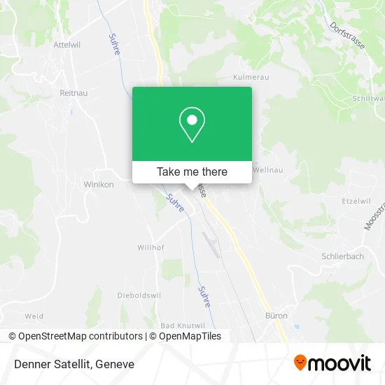 Denner Satellit map