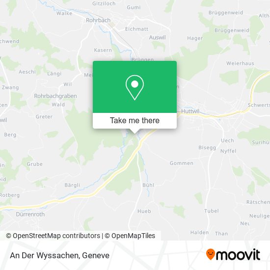 An Der Wyssachen map