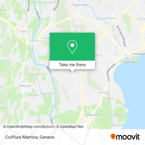 Coiffure Martina map