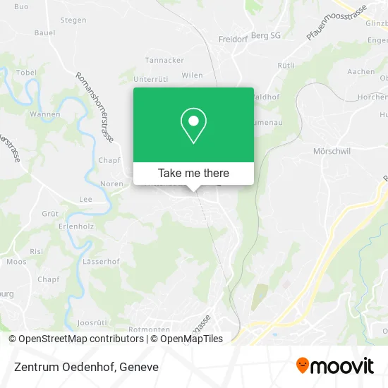 Zentrum Oedenhof map