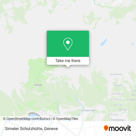 Simeler Schutzhütte map