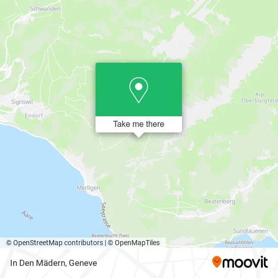 In Den Mädern map