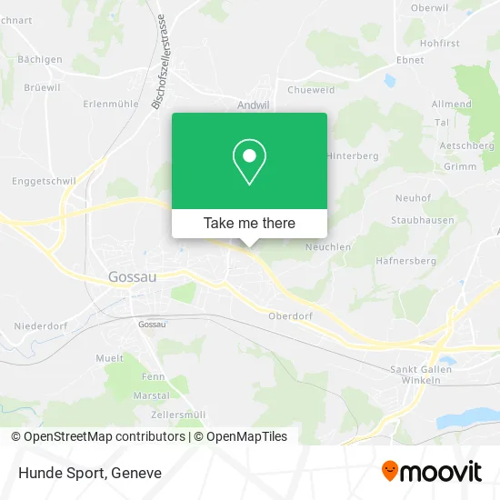 Hunde Sport map