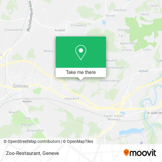 Zoo-Restaurant map