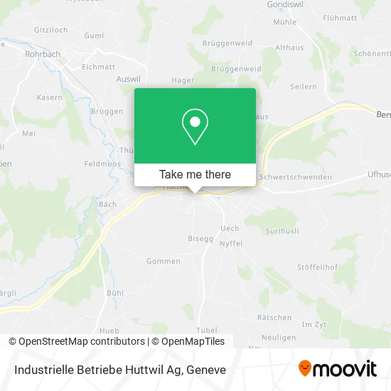 Industrielle Betriebe Huttwil Ag map