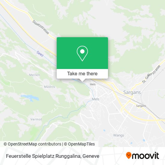 Feuerstelle Spielplatz Runggalina map