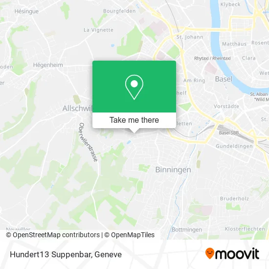 Hundert13 Suppenbar map