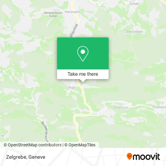 Zelgrebe map