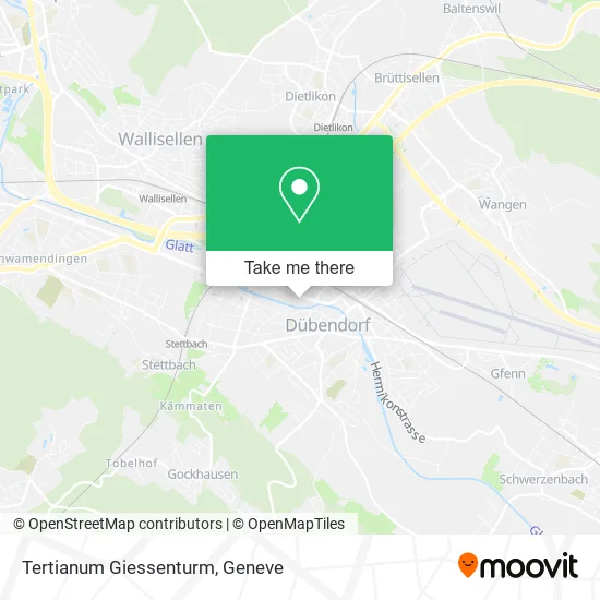 Tertianum Giessenturm map