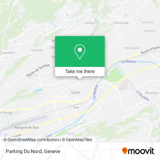 Parking Du Nord map