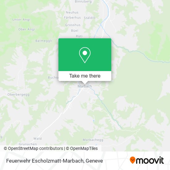 Feuerwehr Escholzmatt-Marbach map