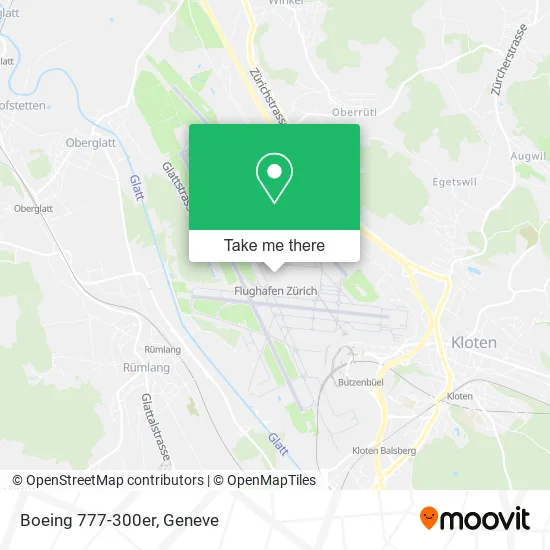 Boeing 777-300er map