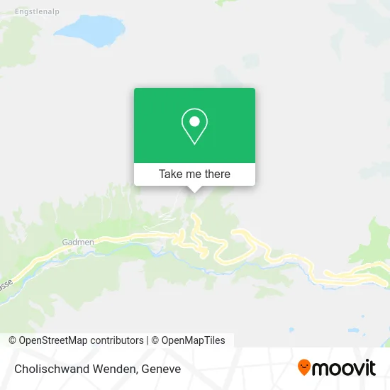 Cholischwand Wenden map